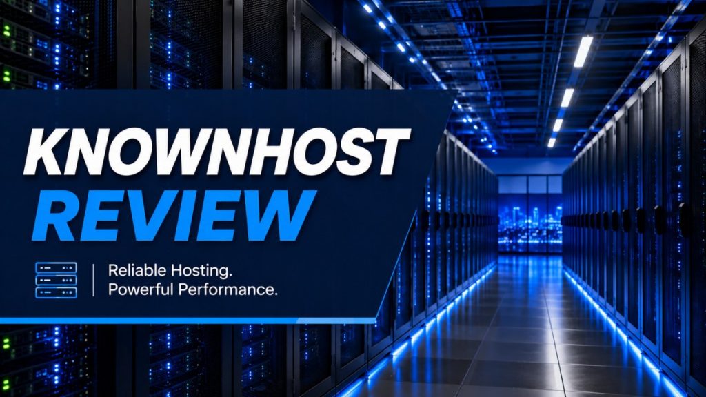 knownhost web hosting review