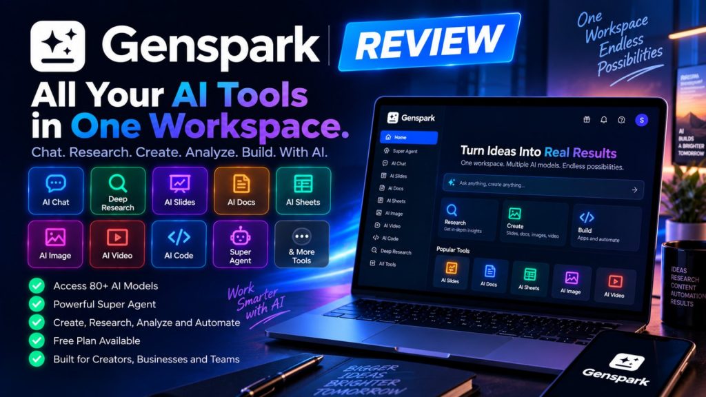 Genspark review - AI workspace with Super Agent, research and creative tools